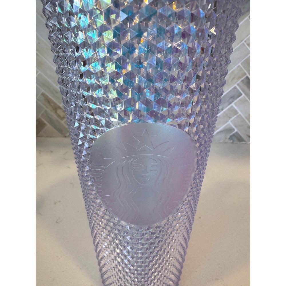 Starbucks Studded Tumbler Unisex 24oz Iridescent Purple Christmas Gift - Picture 2 of 4